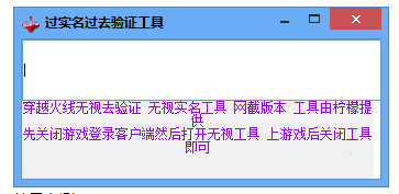 无视实名无视去验证工具网截版本