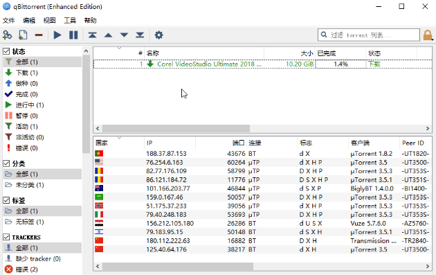 BT下载工具 qBittorrent 4.6.5 Win&Mac 240527最新版+绿色增强版